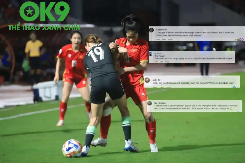 Các CĐV Đông Nam Á để lại bình luận về trận đấu giữa Việt Nam và U23 Australia Các CĐV Đông Nam Á để lại bình luận về trận đấu giữa Việt Nam và U23 Australia